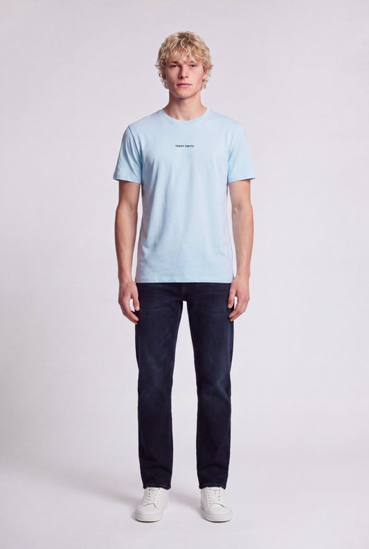 Achat T-shirt col rond T-SOY 2 MC PASTEL BLUE