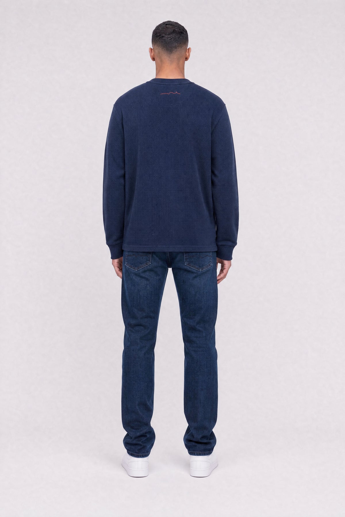 T-shirt Manches Longues T-WAFFLE ML US NAVY - Teddy Smith