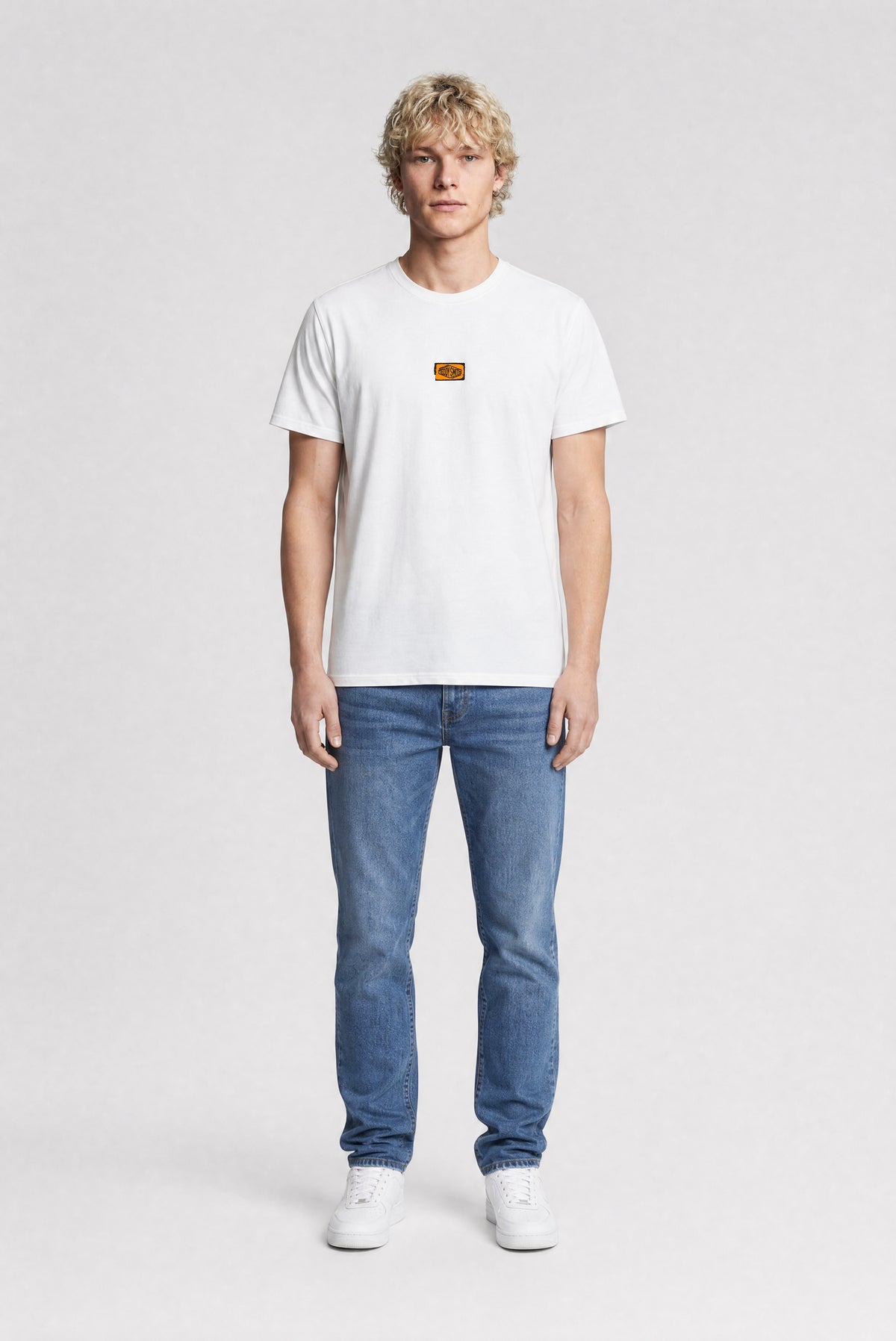 T-shirt T-BEAR MC MIDDLE WHITE - Teddy Smith