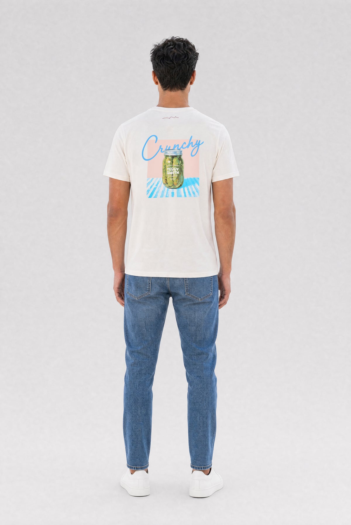 T-shirt col rond T-PICKLES MC MIDDLE WHITE