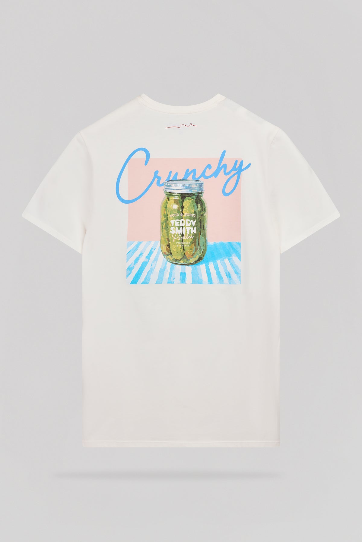 T-shirt col rond T-PICKLES MC MIDDLE WHITE
