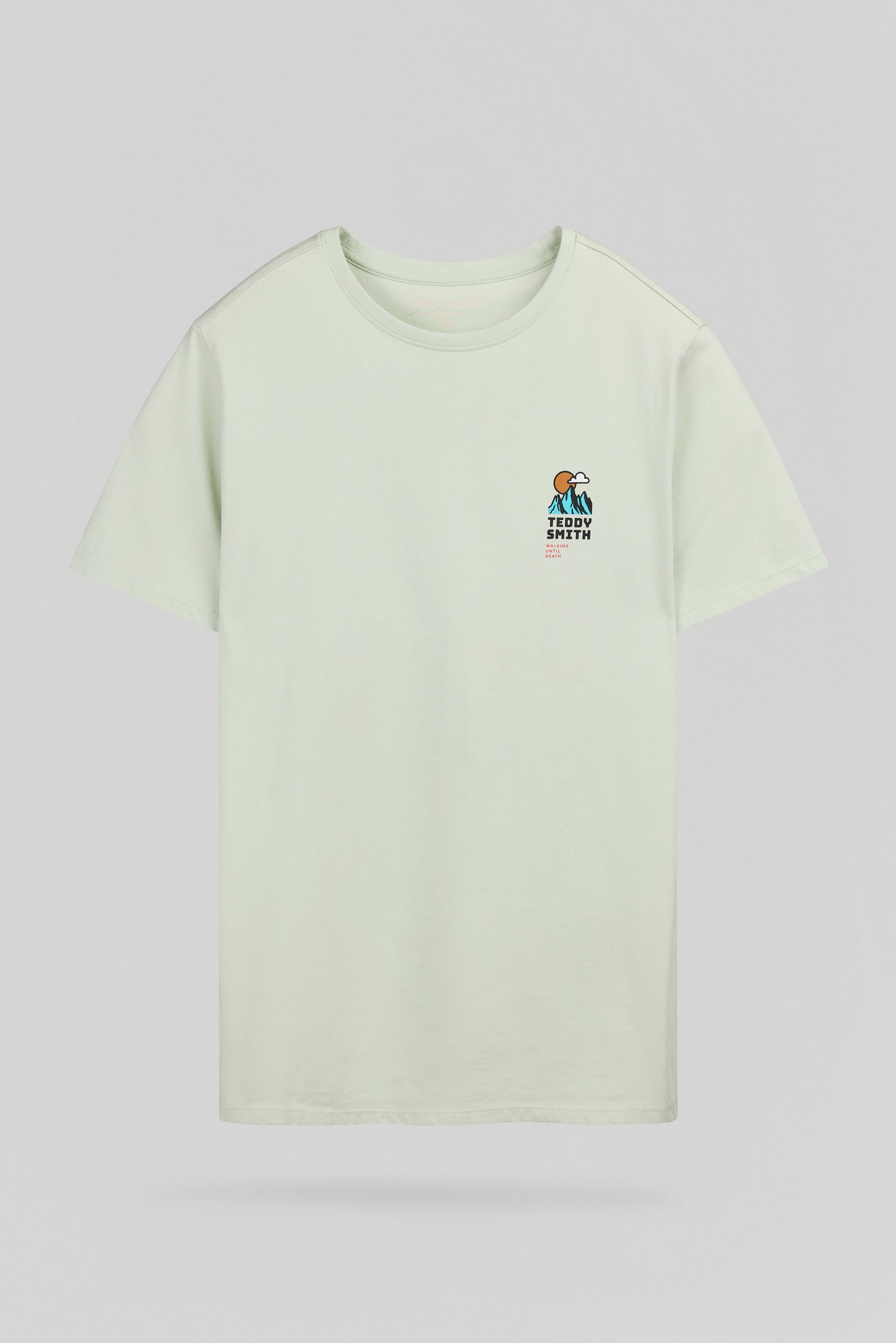 T-shirt T-TRAIL MC VERT NACRE