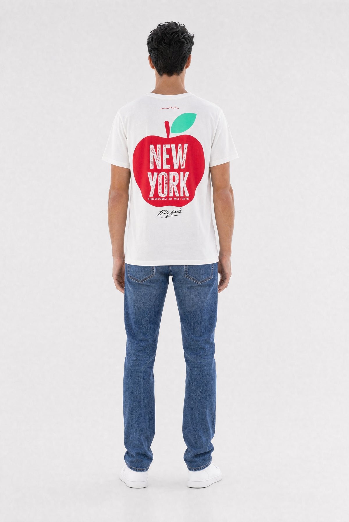 T-shirt Regular Fit T-GOLDEN MC MIDDLE WHITE