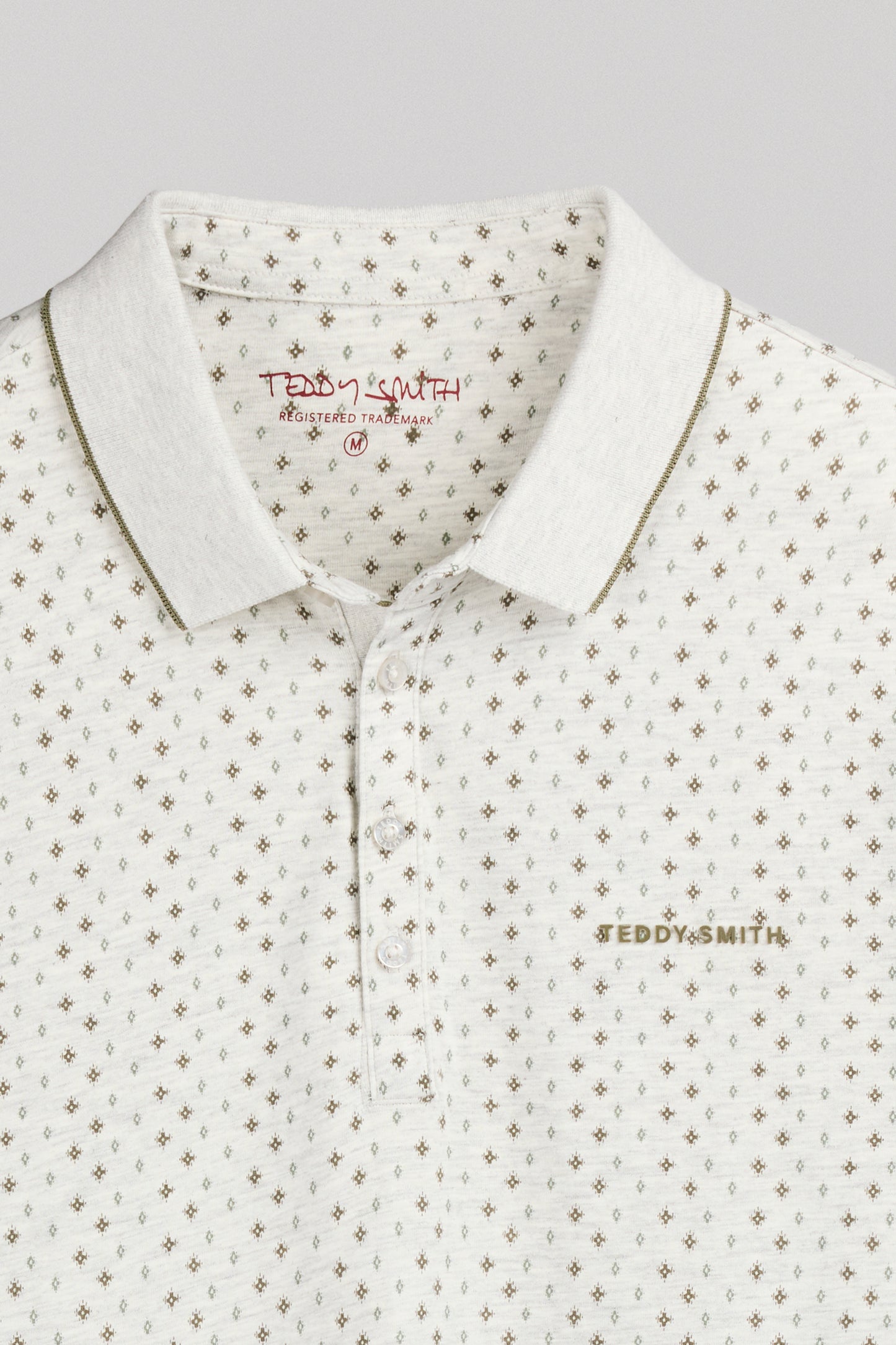 Polo PASY 2 MC BLANC IVOIRE CHINE/ETHNIC