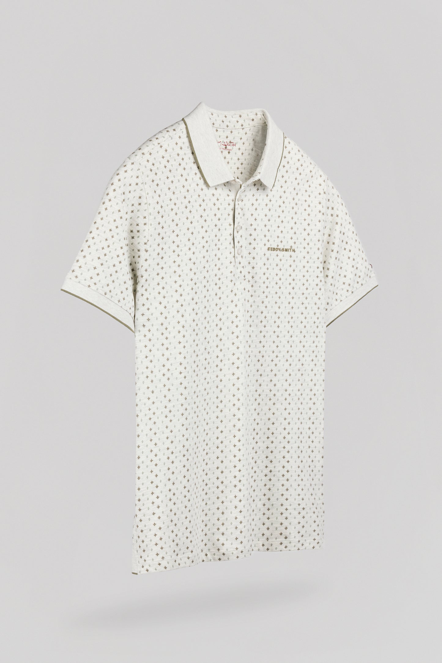 Polo PASY 2 MC BLANC IVOIRE CHINE/ETHNIC