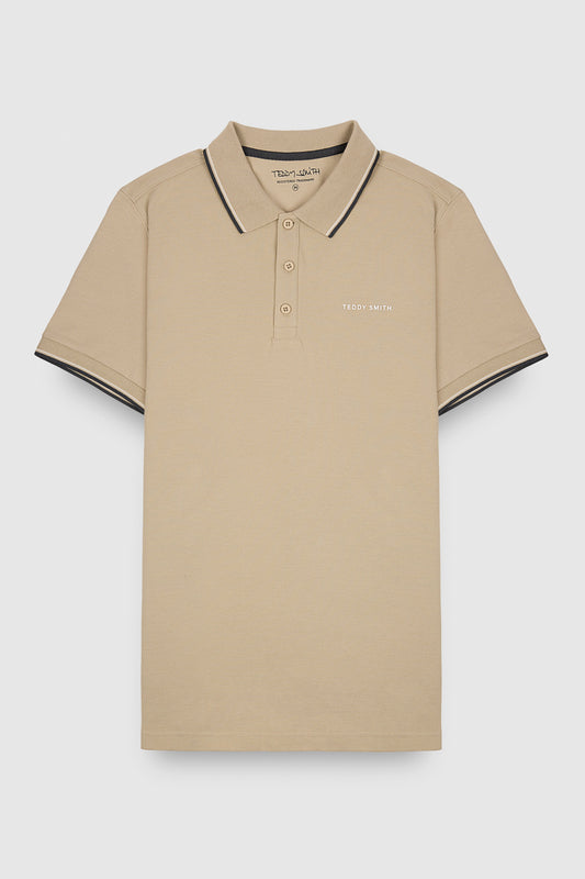 Achat Polo piqué PASIAN 2 MC BEIGE
