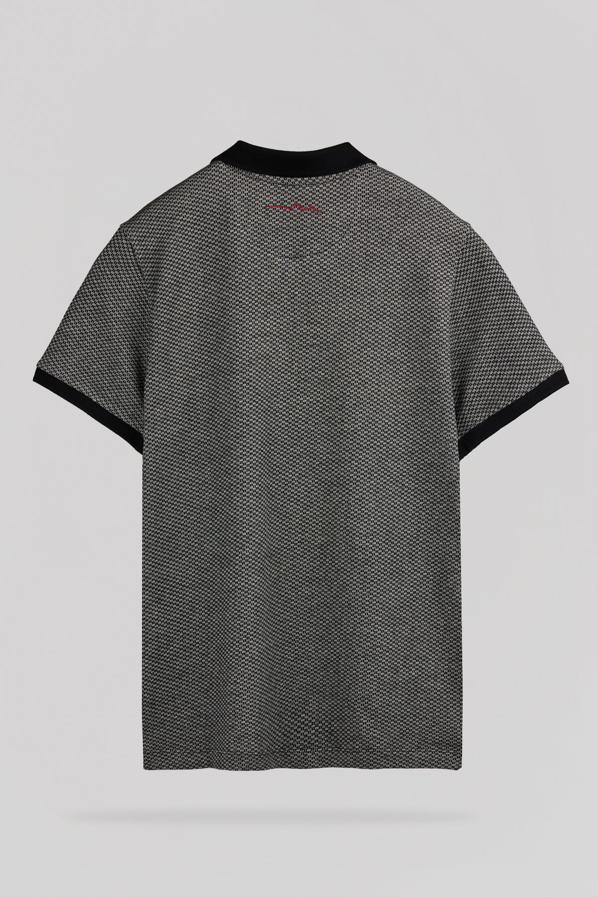 Polo jacquard P-OSEY MC NOIR - Teddy Smith