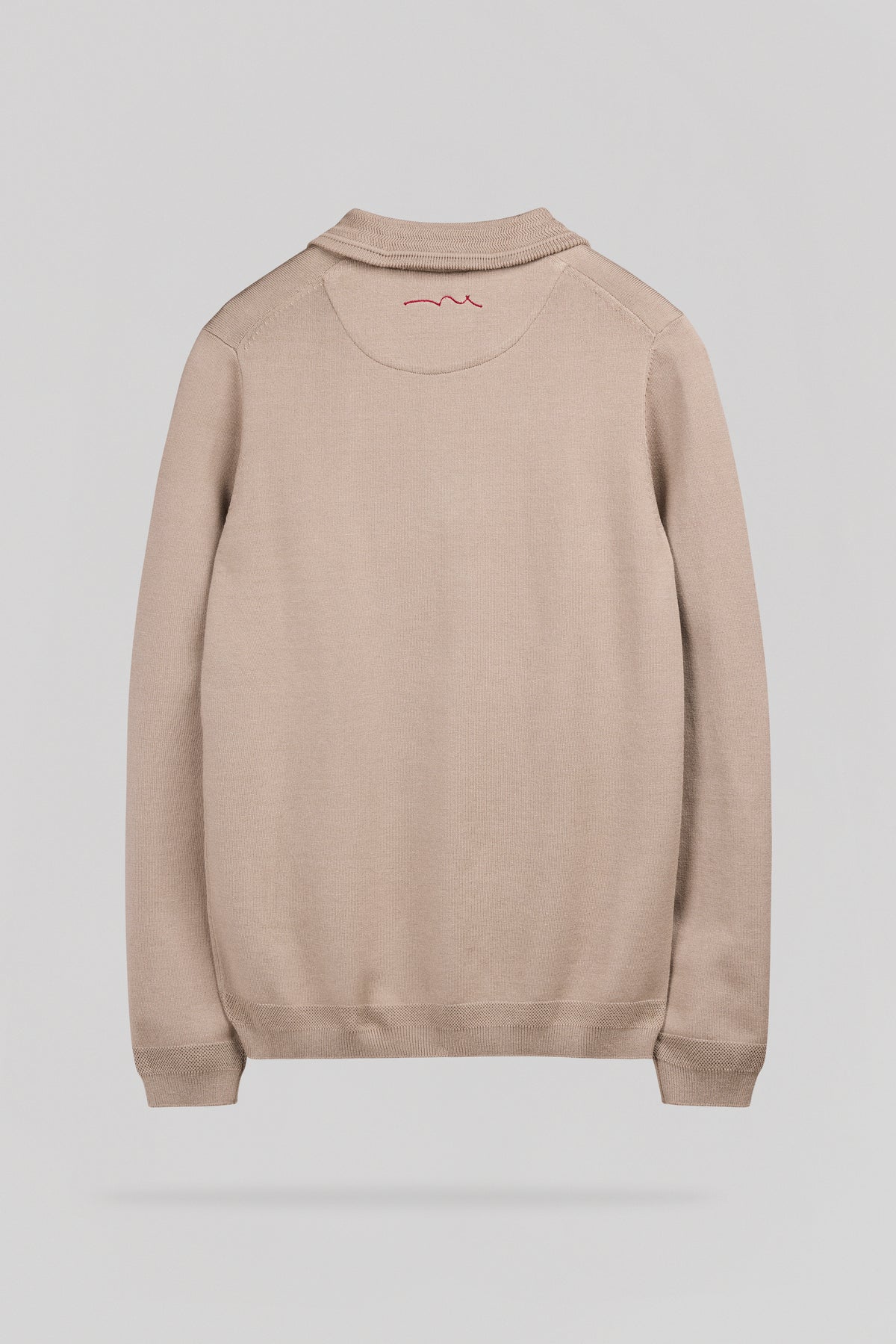 Pull col montant zippé P-MARTY 2 WOLF BEIGE - Teddy Smith
