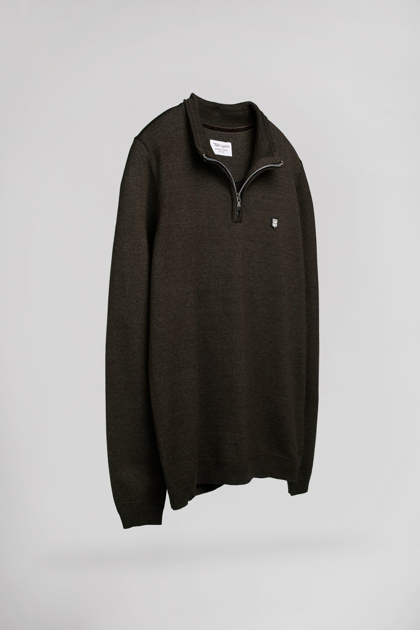 Pull P-MARTY 2 MARRON FONCE CHINE