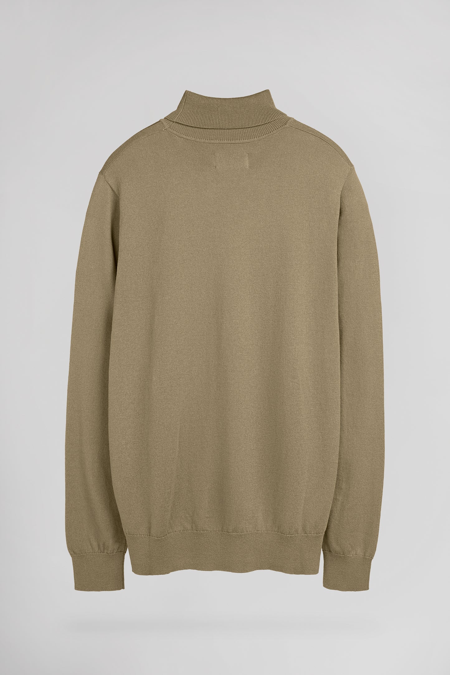 Pull ajusté col roulé P-MARCELLUS WOLF BEIGE