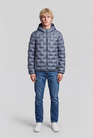 Blouson à capuche BLIGHTER 2 GRIS METEORE