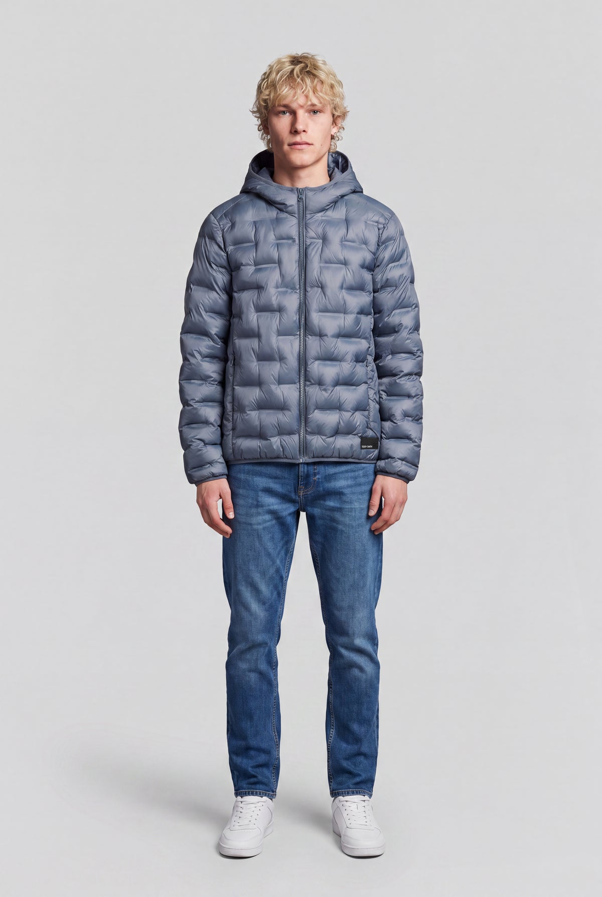 Blouson à capuche BLIGHTER 2 GRIS METEORE - Teddy Smith