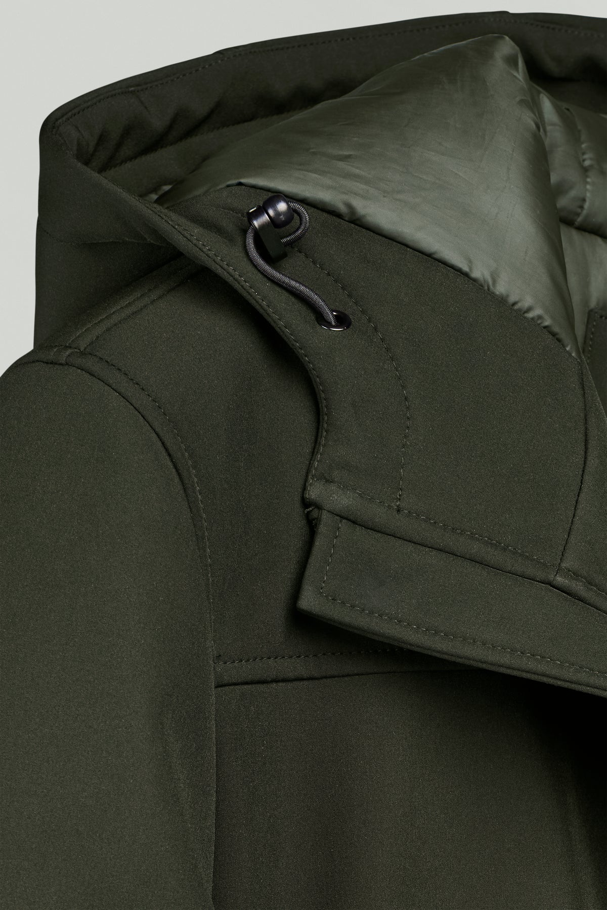 Blouson déperlant à capuche B-SAMY DEEP KAKI