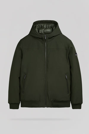 Blouson déperlant à capuche B-SAMY DEEP KAKI