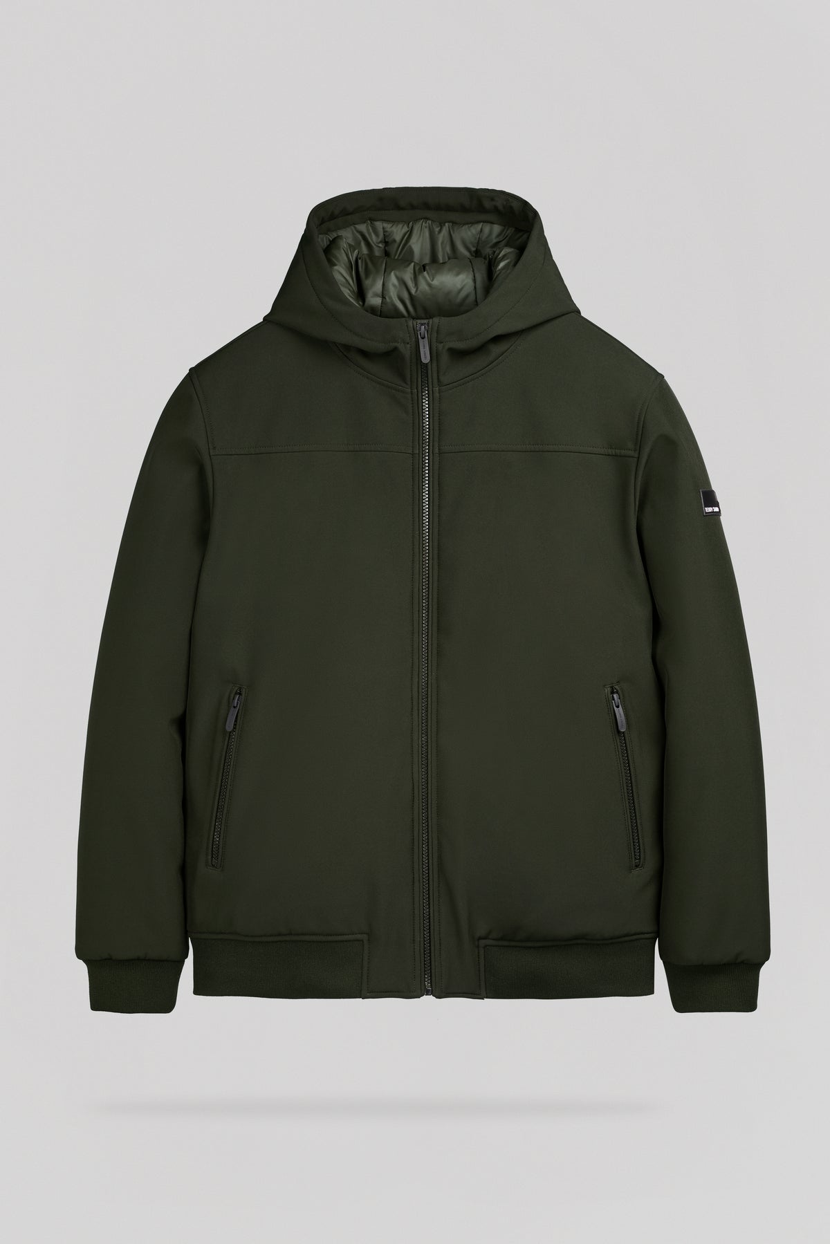 Blouson déperlant à capuche B-SAMY DEEP KAKI