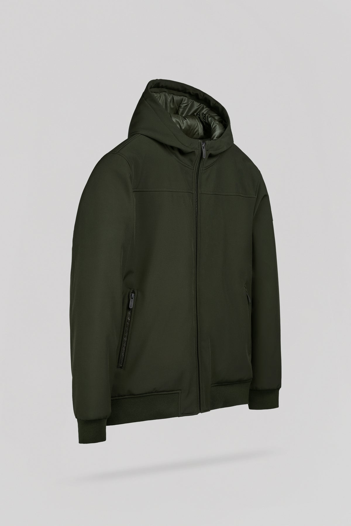 Blouson déperlant à capuche B-SAMY DEEP KAKI