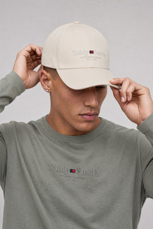 Casquette en coton visière contrastée C-JIM NATUREL