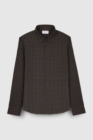 Chemise C-BARCLAY ML CHARBON