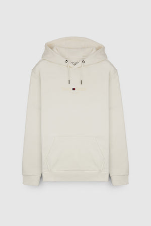 Sweat à capuche S-JIM HOODY MIDDLE WHITE