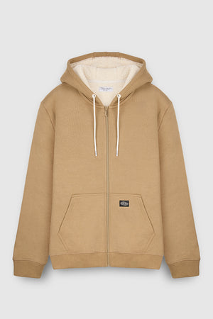 Gilet G-ONY HOODY ZIP MOKA BEIGE