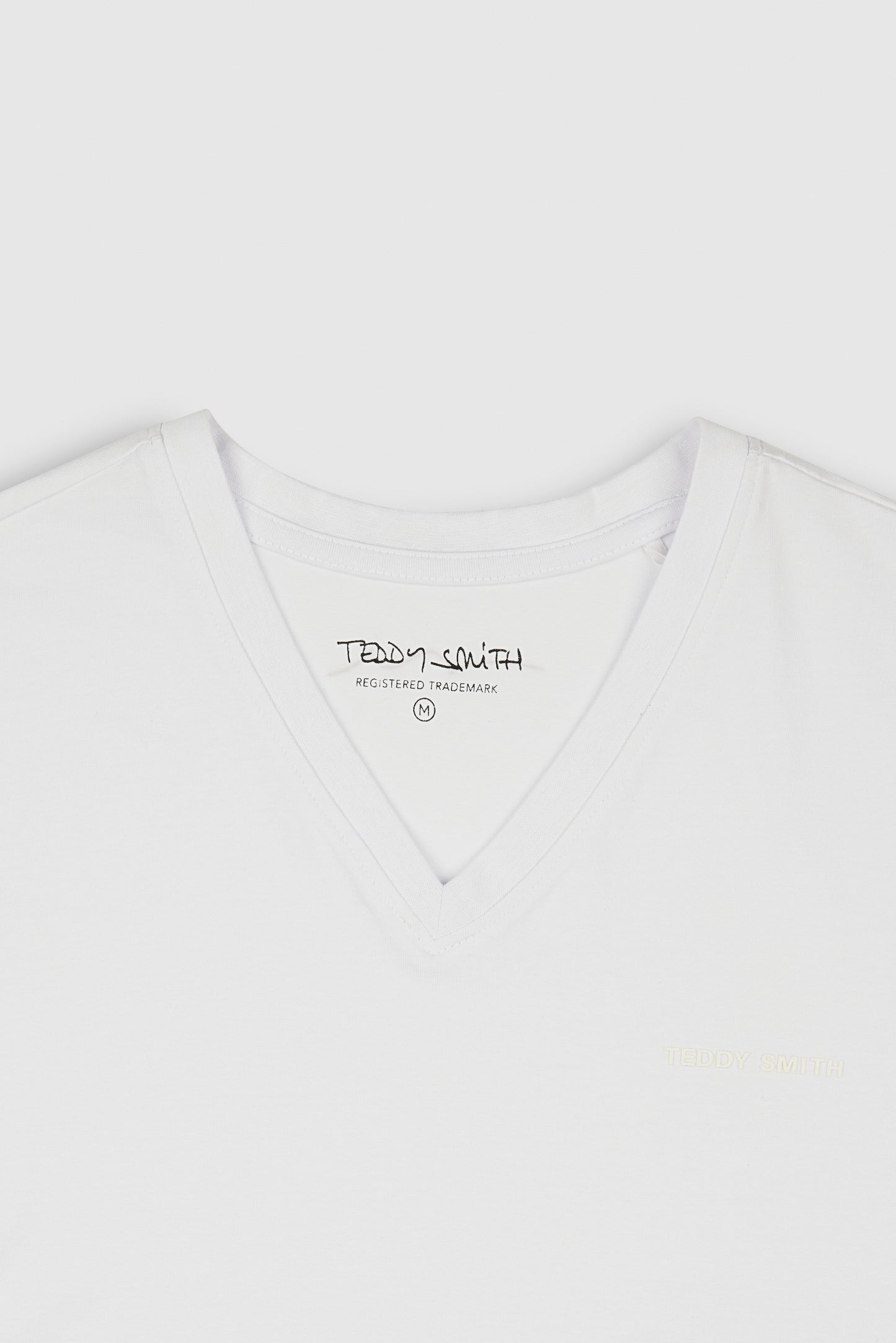 T-shirt col V manches courtes TAWAX 2 BLANC
