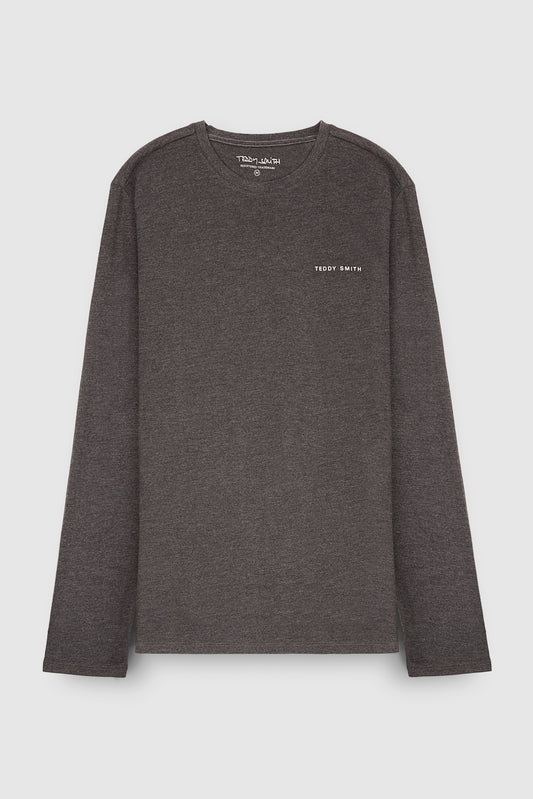 Achat T-shirt col rond THE TEE 2 ML ANTHRACITE CHINE