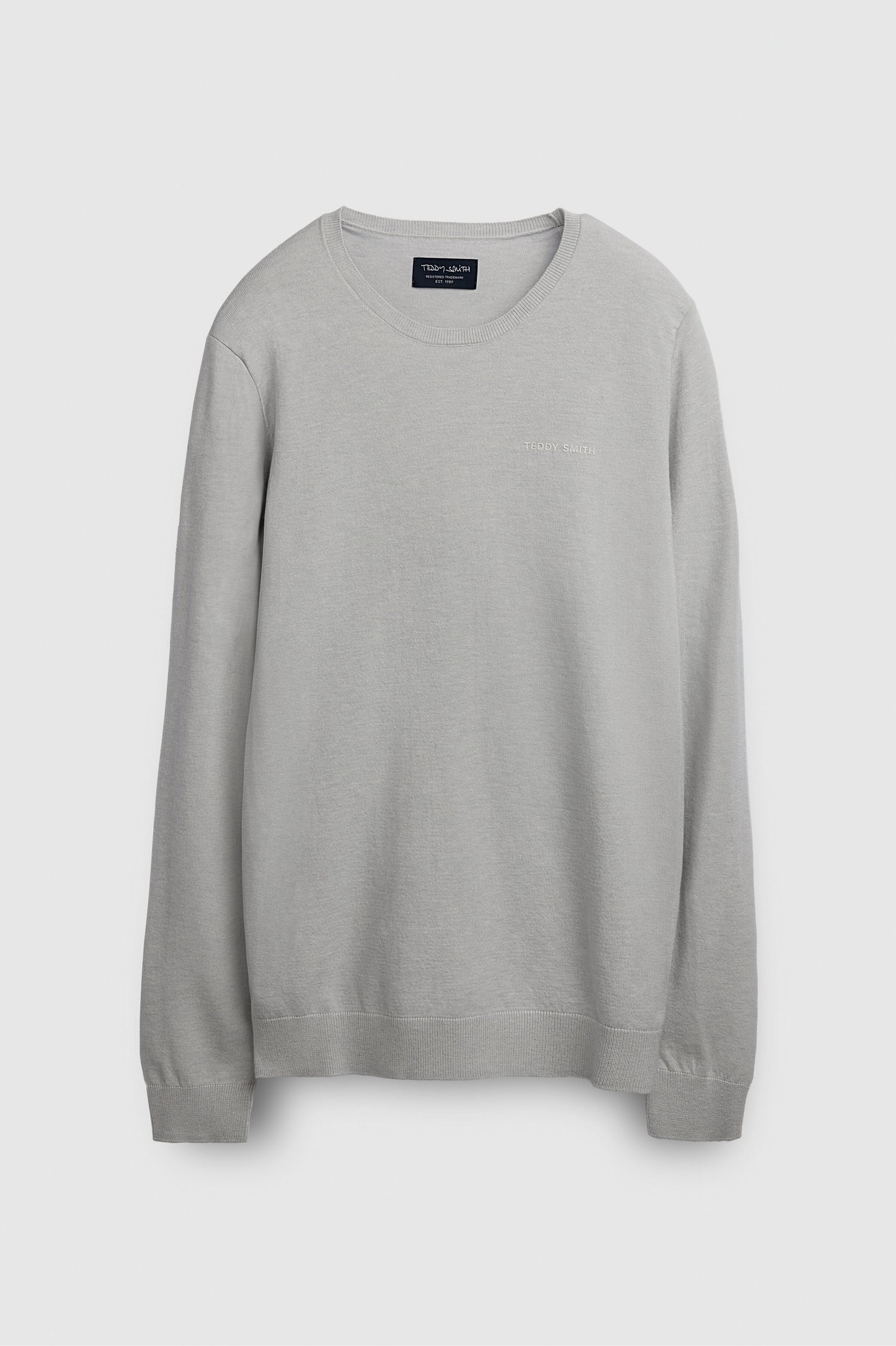 Pull col rond P-MARC WHITE MELANGE