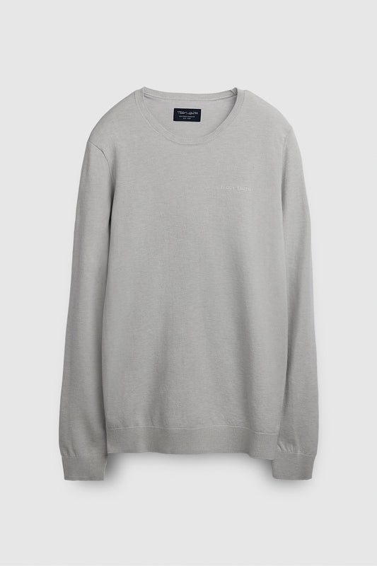 Achat Pull col rond P-MARC WHITE MELANGE