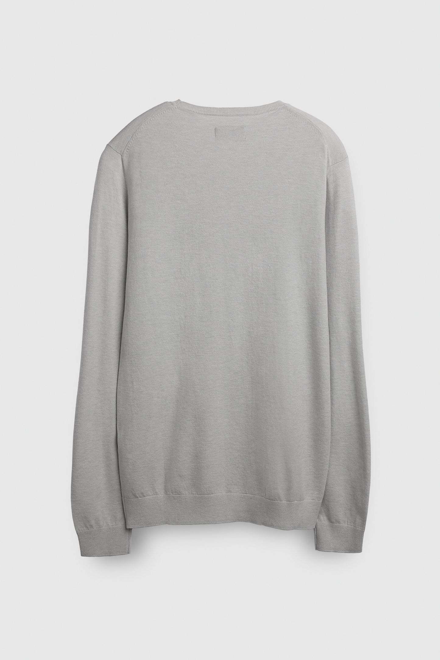 Pull col rond P-MARC WHITE MELANGE