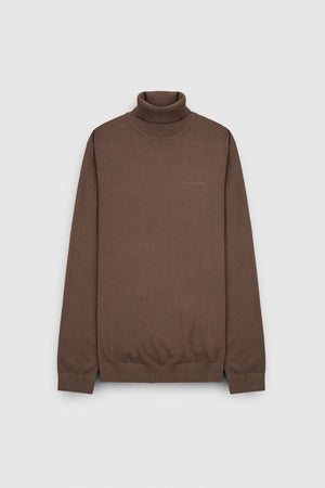 Pull col roulé P-MARICK CHATAIN