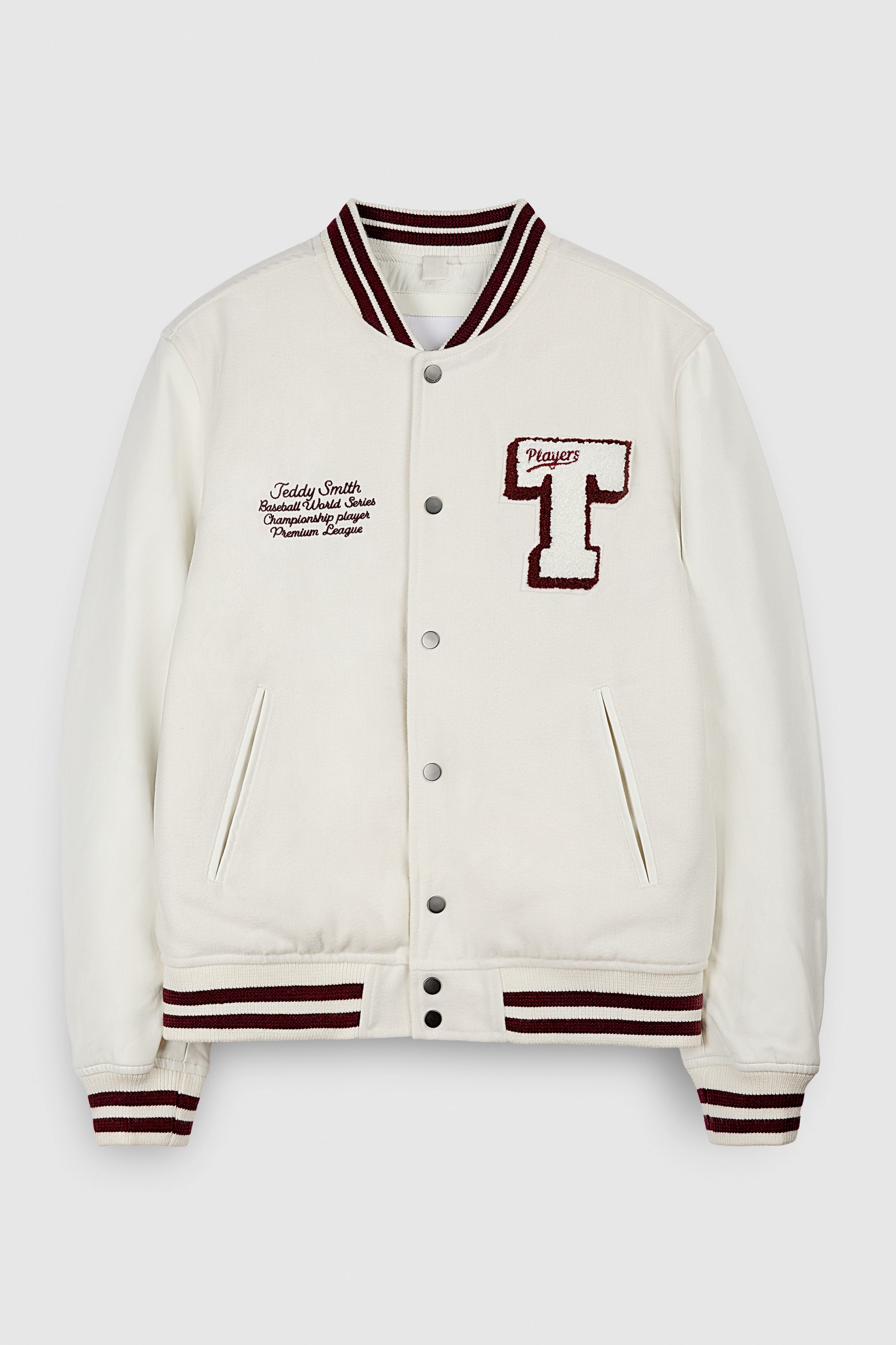 Teddy Smith Vetement Par B Blouson Teddy B-ROMEO CREAM – Teddy Smith