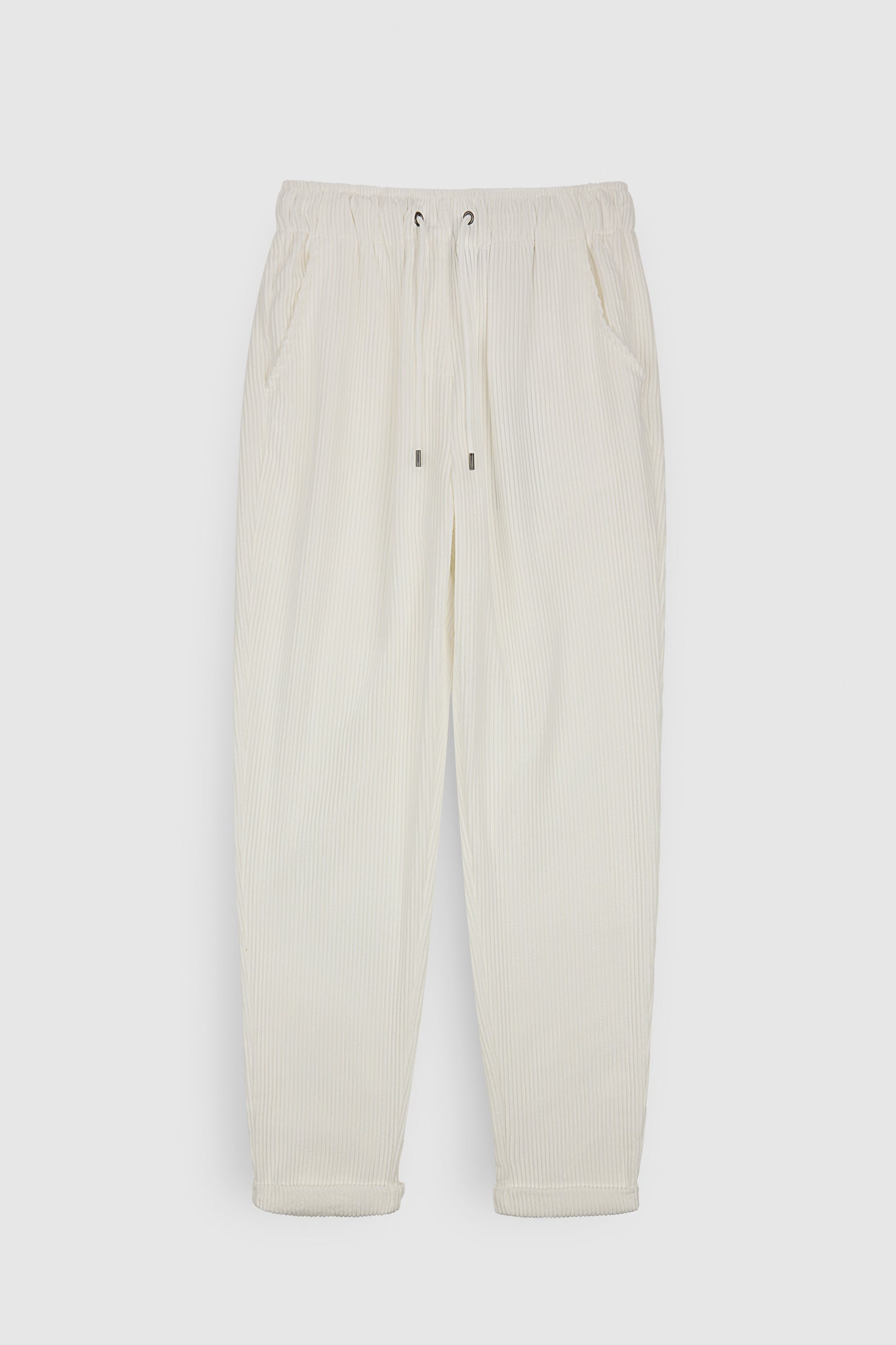 Pantalon TEDDY VELOURS MIDDLE WHITE