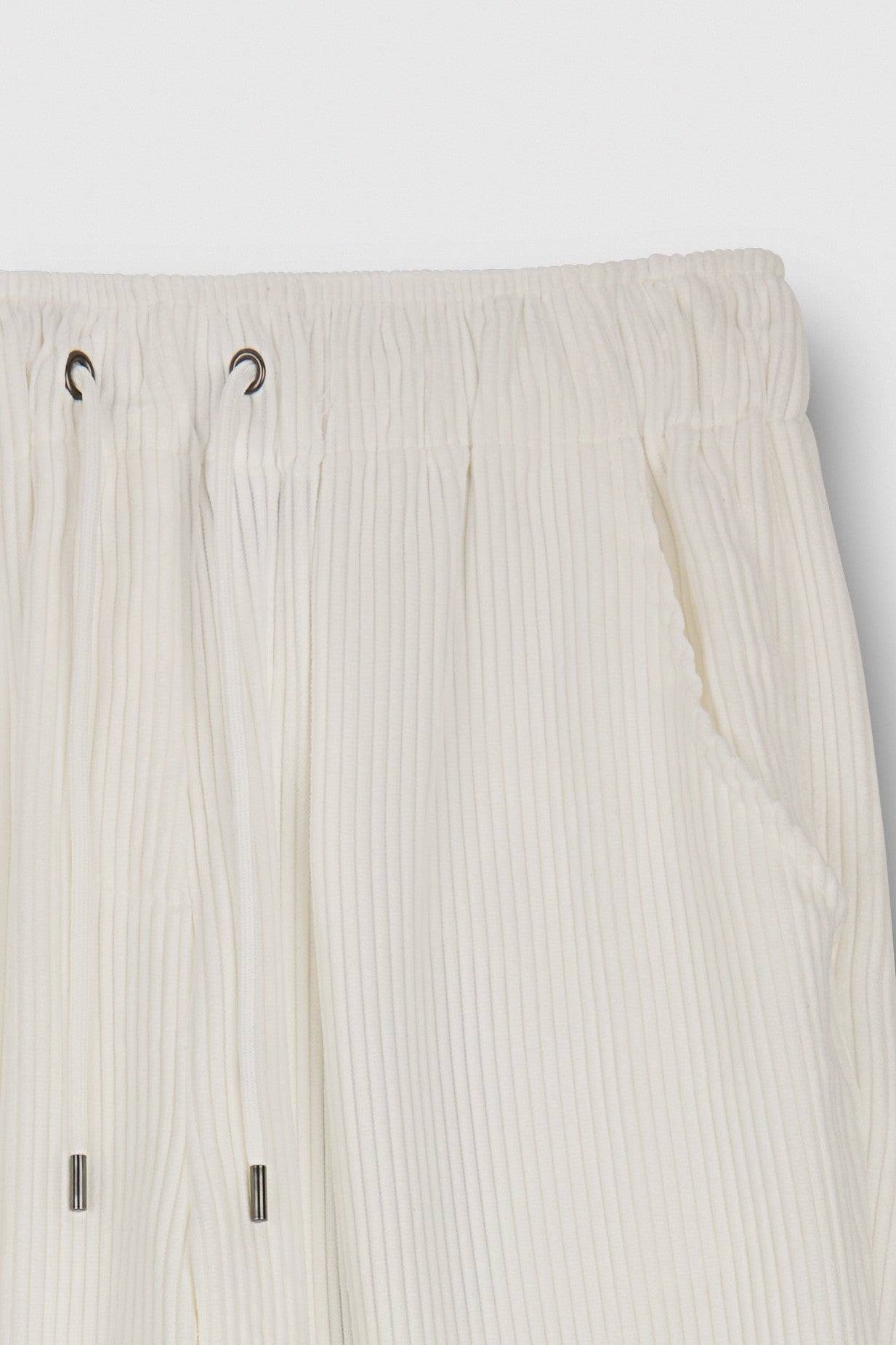 Pantalon TEDDY VELOURS MIDDLE WHITE