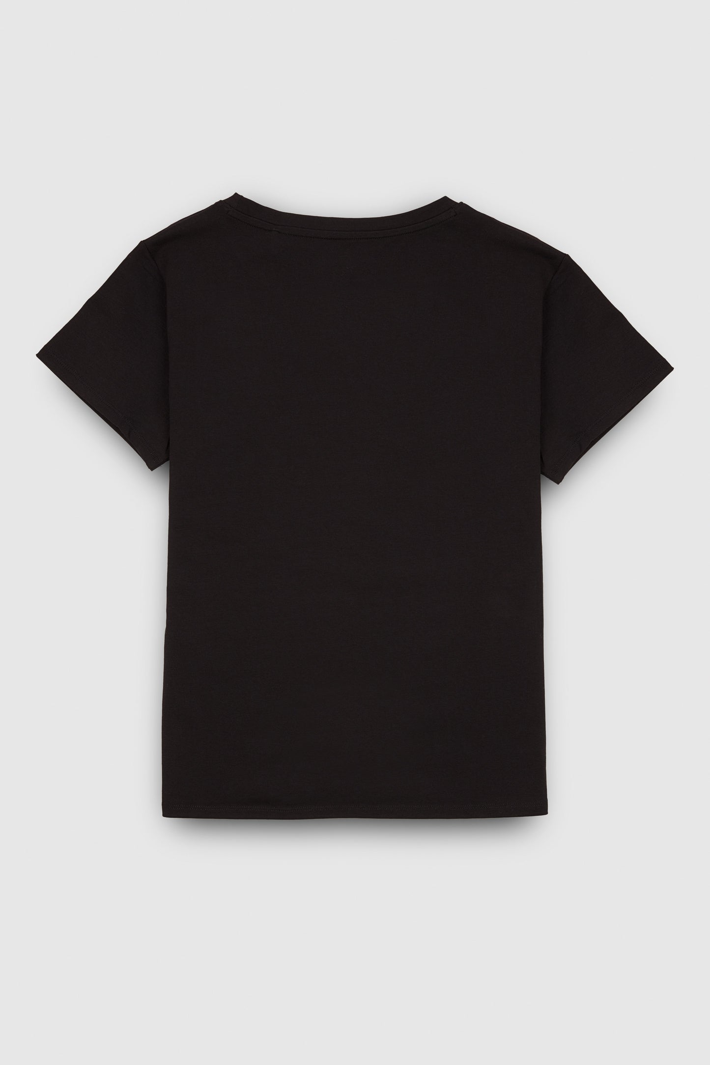 T-shirt col rond T-RIBELLE MC NOIR
