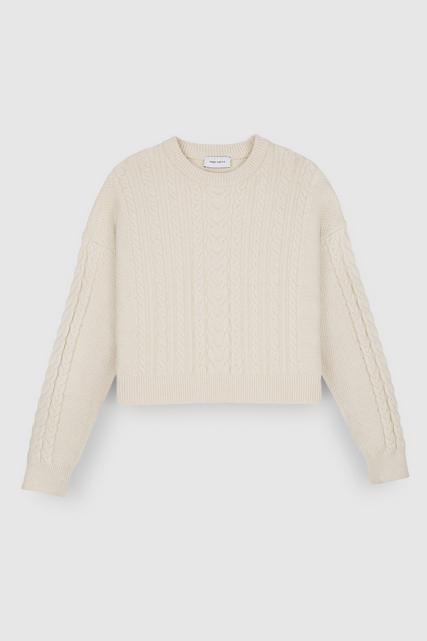 Pull P-LOUISON MIDDLE WHITE CHINE