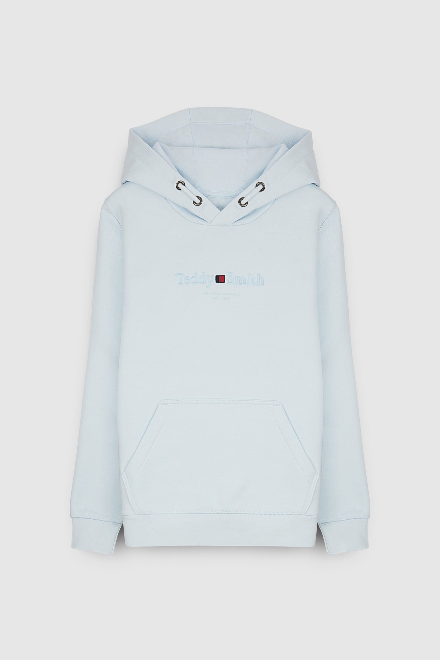 Sweat à capuche S-JIM HOODY JR BLEU CLAIR