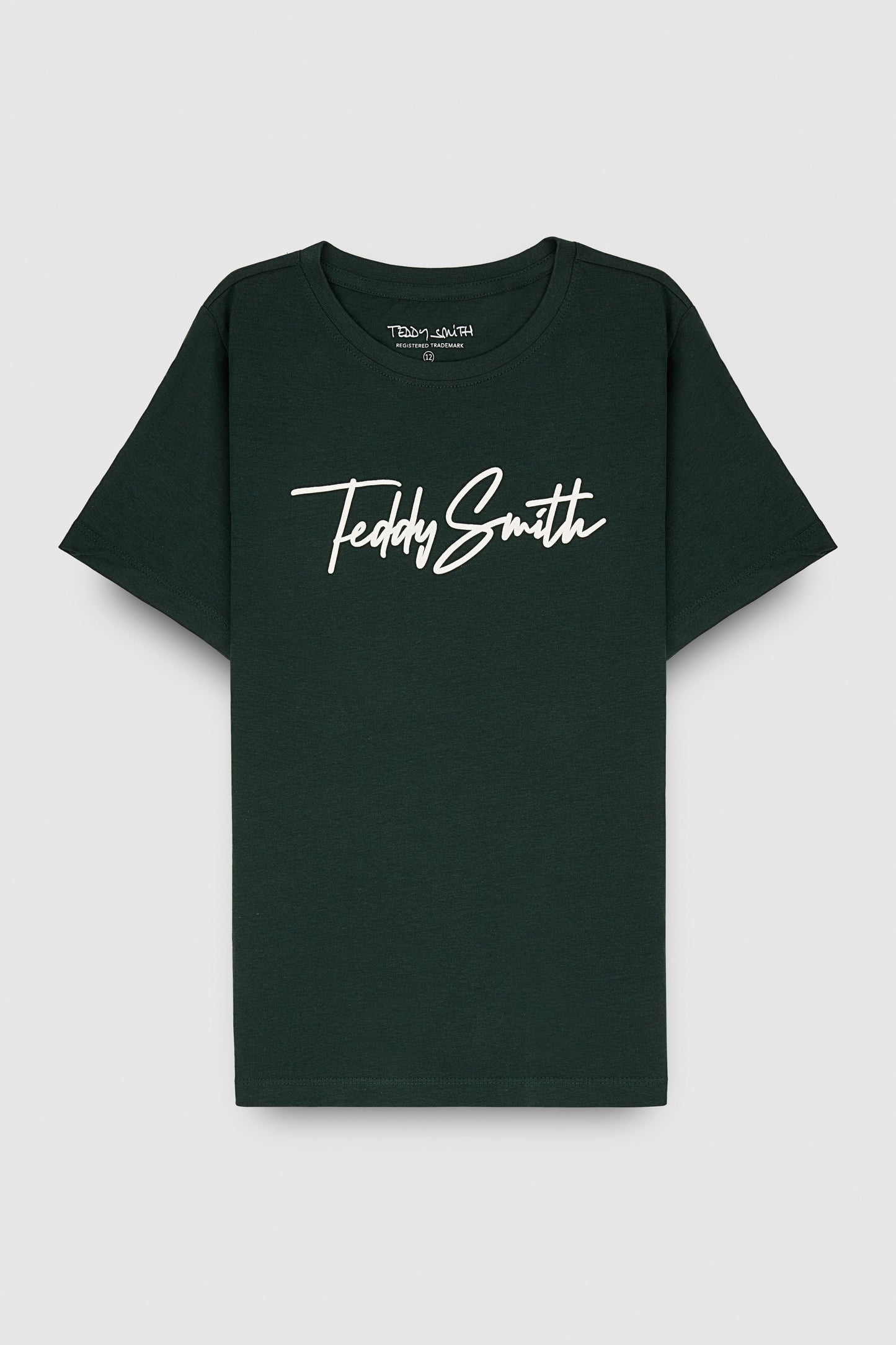 T-shirt col rond manches courtes T-EVAN MC JR VERT SCARABE