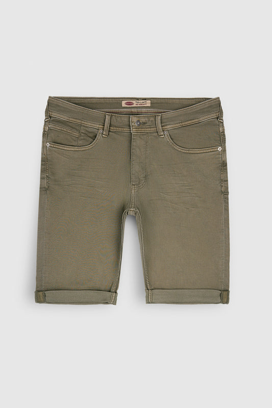 Achat Short SCOTTY 3 REG TURBULENCE KAKI - Teddy Smith