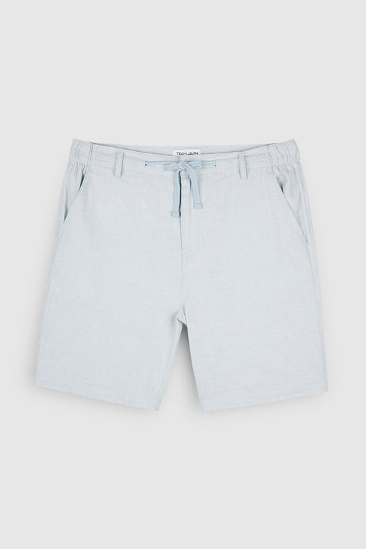 Achat Short S-LINEN CHINO S PASTEL BLUE - Teddy Smith