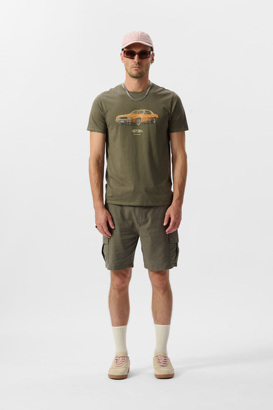Achat Short S-LINEN CARGO S TURBULENCE KAKI