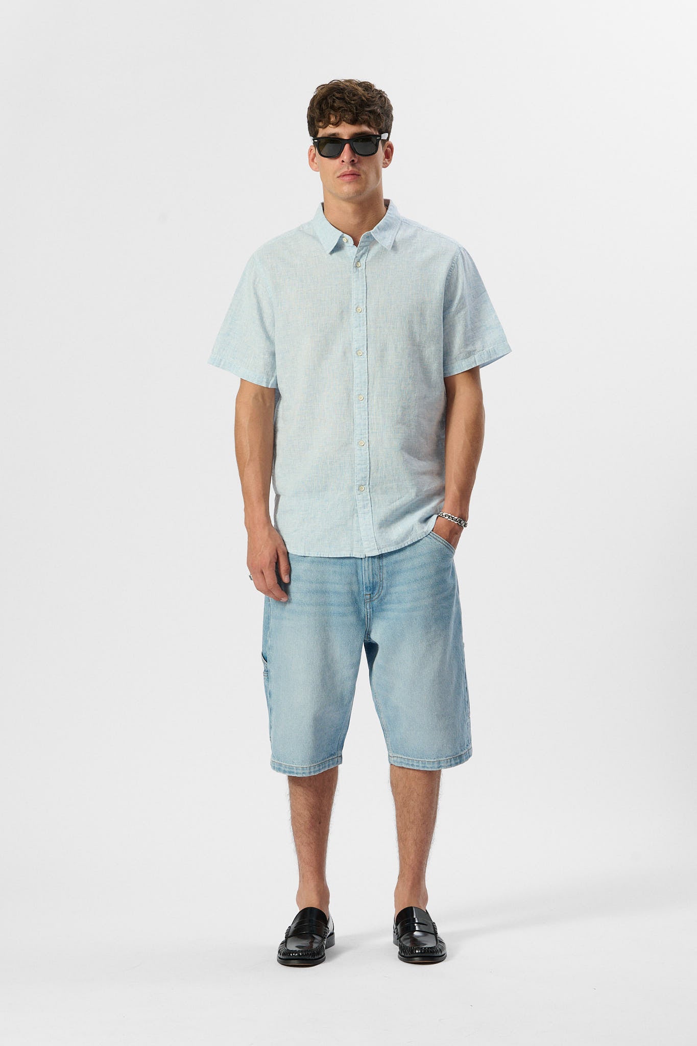 Short S-CARPENTER SH FRIPP / INDIGO CLAIR