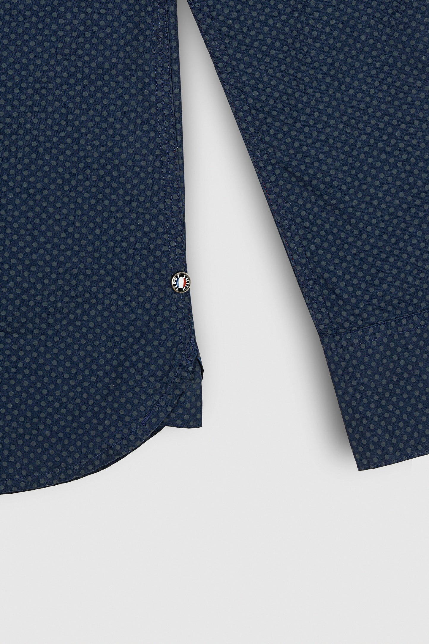 Chemise CARTON ML TOTAL NAVY MICRO DOTS