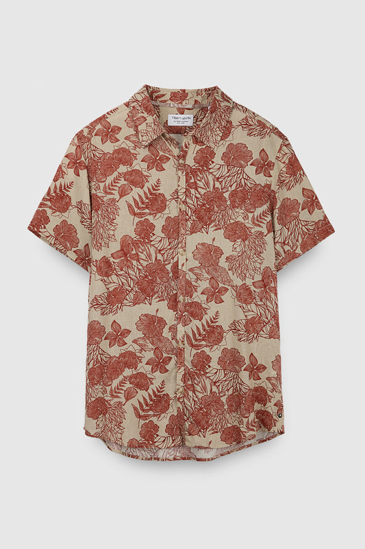 Achat Chemise C-ALBERTO MC BEIGE - Teddy Smith