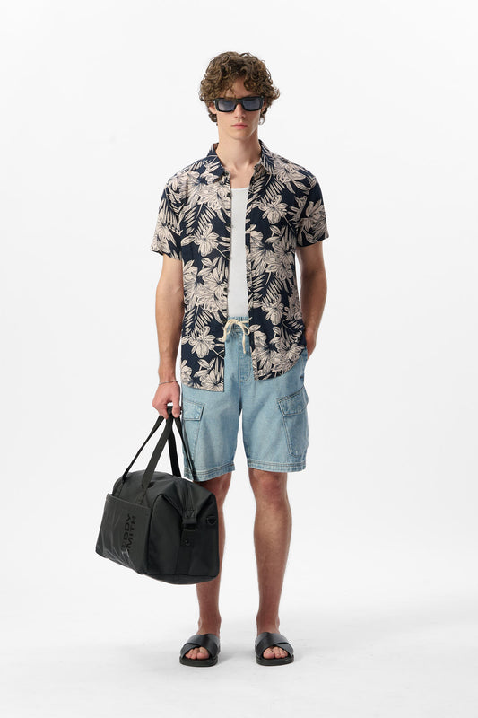 Achat Chemise C-ALBERTO MC TOTAL NAVY