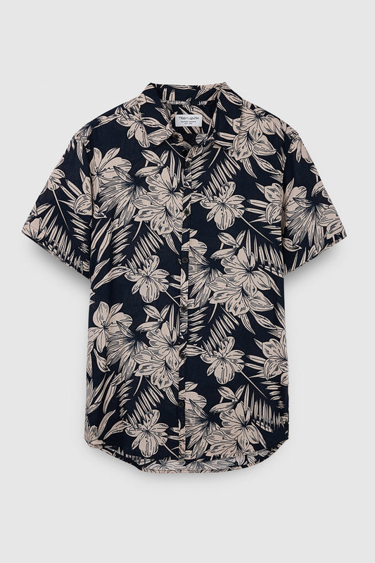 Achat Chemise C-ALBERTO MC TOTAL NAVY - Teddy Smith