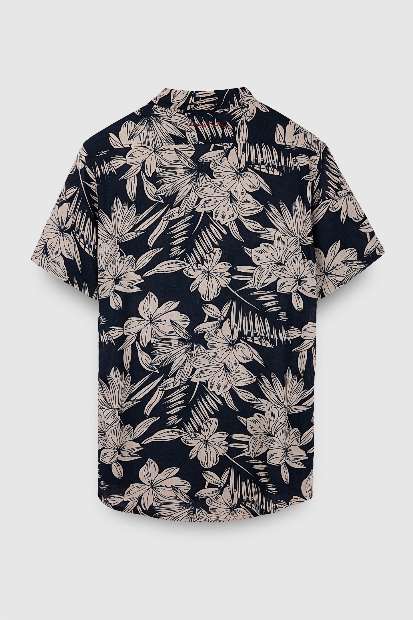 Chemise C-ALBERTO MC TOTAL NAVY