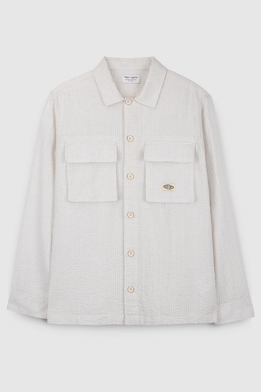 Achat Chemise C-JUSTO ML CREAM - Teddy Smith