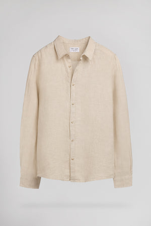 Chemise C-LINEN ML BEIGE