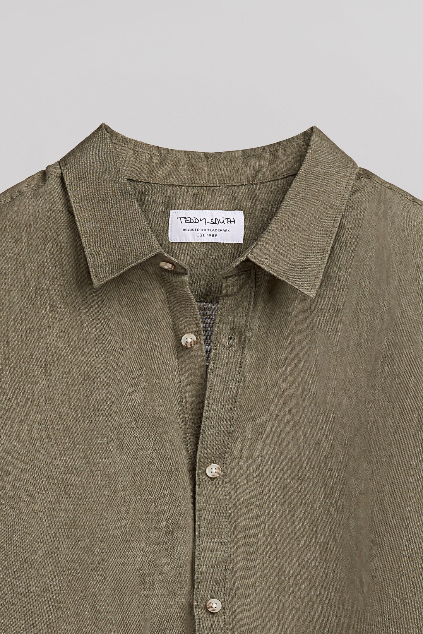 Chemise C-LINEN ML TURBULENCE KAKI