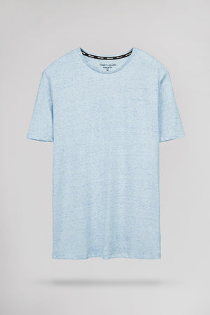 T-shirt T-NARK CHINE MC PASTEL BLUE CHINE
